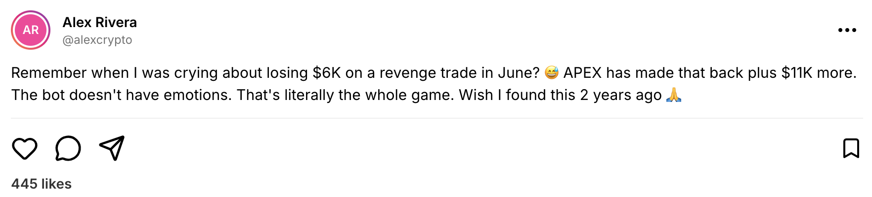 Community testimonial 6