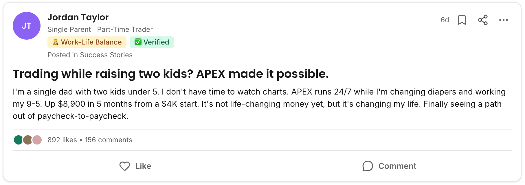 Community testimonial 7